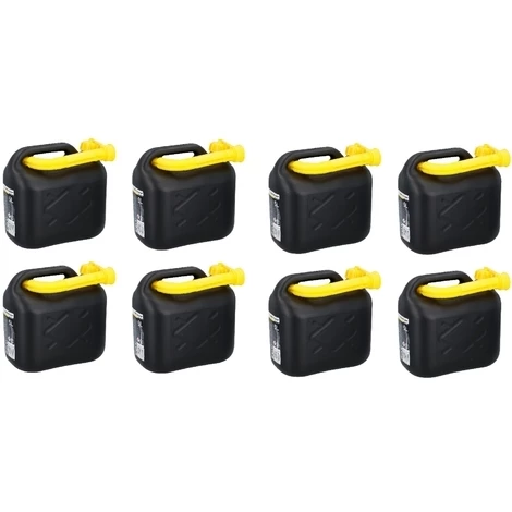 DUNLOP 8x Kraftstoffkanister 5L Benzinkanister Diesel Reserve Kanister Auto 4 DUNLOP 8x Kraftstoffkanister 5L Benzinkanister Diesel Reserve Kanister Auto – Bild 2