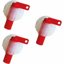 Fronttool Auslaufhahn 5 Und 10 L Abfüller, Spender Gebinde Gewinde DIN51 - 3 Stück