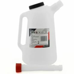 YATO 2x Ölkanne 3 Liter Set Behälter Flexibler Ausgießer Füllkanne Kunststoff Weiß -Pflege von Motorwerkzeugen Verkäufe 13965670 4