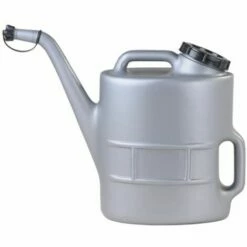 HüNERSDORFF Ölkanne 13 L Mit Siebeinsatz Und Schraubverschluß Silbergrau