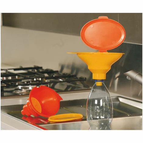 Trichter Für Küchenöle | Certeo Kunststofftrichter Öltrichter Einfülltrichter 5 Trichter Für Küchenöle | Certeo Kunststofftrichter Öltrichter Einfülltrichter – Bild 3