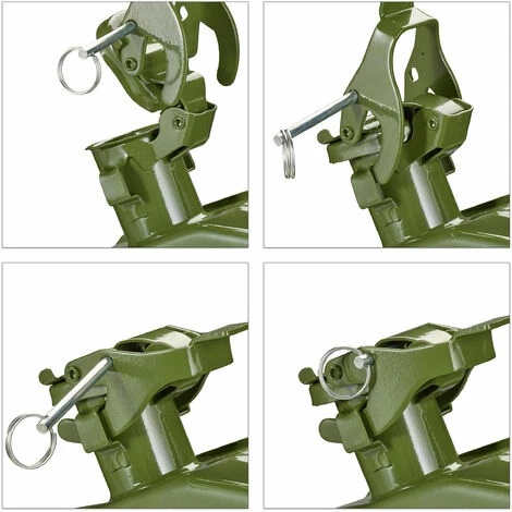 Relaxdays Benzinkanister 5 Liter, Reservekanister Benzin & Diesel, Auslaufsicher, Tragegriff, Kanister Metall, Olivgrün 5 Relaxdays Benzinkanister 5 Liter, Reservekanister Benzin & Diesel, Auslaufsicher, Tragegriff, Kanister Metall, Olivgrün – Bild 3