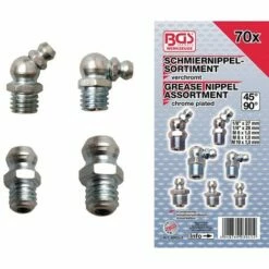 BGS Technic Schmiernippelsortiment 70-teilig Metrisch / Zoll
