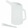Relaxdays Ölkanne 2 L, Flexibler Einfüllstutzen, Ölmessbecher, Skala, Ölwechsel, Bruchsicher, Auto, Werkstatt, PE, Weiß -Pflege von Motorwerkzeugen Verkäufe 33161570 1