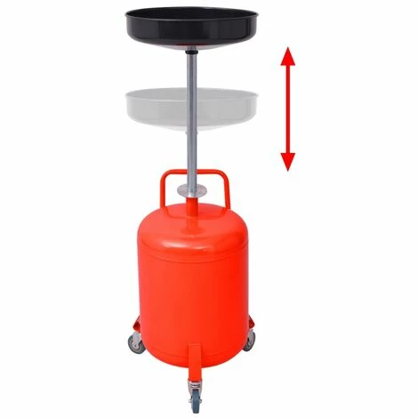 Altölauffanggerät 49,5 L Stahl Rot VidaXL 6 Altölauffanggerät 49,5 L Stahl Rot VidaXL – Bild 4