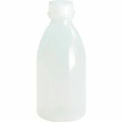 Hünersdorff Enghalsflasche Gesamthöhe 177 Mm Gesamt-Ø 75 Mm Polyethylen (LDPE) Naturfarben Einfüllöffnung-Ø 19 Mm