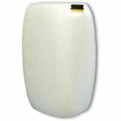 PLASTEO 60L Getränke- Wasserkanister Behälter Kübel Bottich Teildurchsichtig (naturfarben) Mit Schraubdeckel DIN 61 | Lebensmittelecht | Indoor Und Outdoor | BPA Frei | Made In Germany