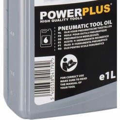VARO (6,89 € /Liter) Powerplus Pneumatiköl Öl 1 L Pneumatikflüssigkeit Werkzeugöl Druckluftwerkzeuge -Pflege von Motorwerkzeugen Verkäufe 44000517 4