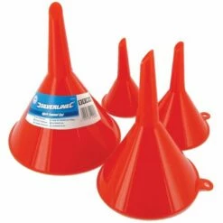SILVERLINE 282421 KUNSTSTOFF-TRICHTER, 4-TLG. SATZ 50, 75, 100 U. 120 MM