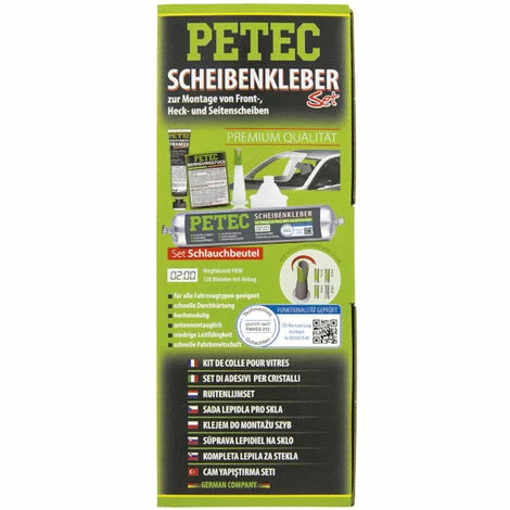 Petec Scheibenkleber-Set Schlauchbeutel 400 Ml 3 Petec Scheibenkleber-Set Schlauchbeutel 400 Ml