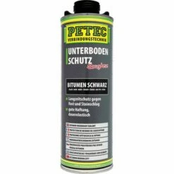 Petec Unterbodenschutz Bitumen Schwarz 1000 Ml Saugdose