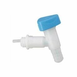 Hünersdorff Auslaufhahn HD-PE 19mm Breitgewinde D 22mm Lebensmittelbeständig