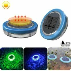 CATHERINE 2 Piezas De Luz LED Sumergible Solar IP68 Luz Subacuática Luz De Bañera Impermeable Luz De Piscina Con Sensor De Luz Para Acuario Bañera Piscina Jardín 8 CATHERINE 2 Piezas De Luz LED Sumergible Solar IP68 Luz Subacuática Luz De Bañera Impermeable Luz De Piscina Con Sensor De Luz Para Acuario Bañera Piscina Jardín -Pflege von Motorwerkzeugen Verkäufe 60767973 2