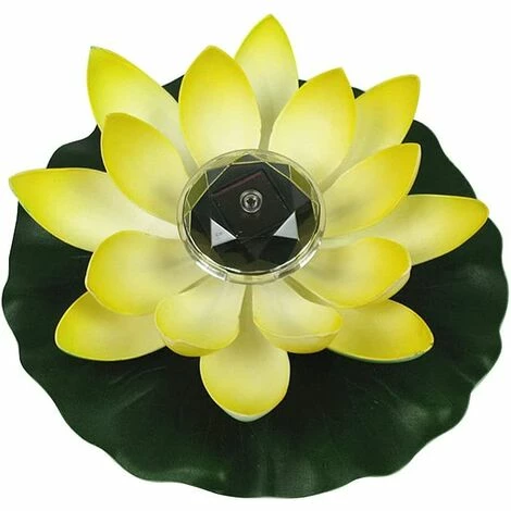 CATHERINE Luz Sumergible LED Luz De Bañera De Hidromasaje Luz De Estanque De Loto Loto Artificial Luz Solar LED Piscina Decoración De Paisaje Luz De Flor Impermeable 28 Cm Amarillo 3 CATHERINE Luz Sumergible LED Luz De Bañera De Hidromasaje Luz De Estanque De Loto Loto Artificial Luz Solar LED Piscina Decoración De Paisaje Luz De Flor Impermeable 28 Cm Amarillo