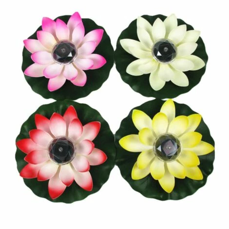 CATHERINE Luz Sumergible LED Luz De Bañera De Hidromasaje Luz De Estanque De Loto Loto Artificial Luz Solar LED Piscina Decoración De Paisaje Luz De Flor Impermeable 28 Cm Amarillo 7 CATHERINE Luz Sumergible LED Luz De Bañera De Hidromasaje Luz De Estanque De Loto Loto Artificial Luz Solar LED Piscina Decoración De Paisaje Luz De Flor Impermeable 28 Cm Amarillo – Bild 5