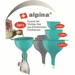 ALPINA. Alpina Trichter-Set, 3 Stück -Pflege von Motorwerkzeugen Verkäufe 61047207 4