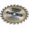 DeWalt Kreissägeblatt TCT/HM Für Akku-Handkreissägen, 115x9,5mm, 24WZ - DT20420-QZ -Pflege von Motorwerkzeugen Verkäufe 63021046 1
