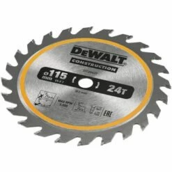 DeWalt Kreissägeblatt TCT/HM Für Akku-Handkreissägen, 115x9,5mm, 24WZ - DT20420-QZ