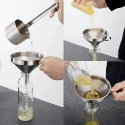 WERKZEUGE Filter, Filterkappenfilter 300 Mesh Für Den Transfer Von Flüssigkeiten, ätherischen Ölen, Metalltrichter Durchmesser 13 Cm -Pflege von Motorwerkzeugen Verkäufe 63968321 3