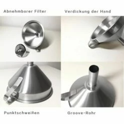 WERKZEUGE Filter, Filterkappenfilter 300 Mesh Für Den Transfer Von Flüssigkeiten, ätherischen Ölen, Metalltrichter Durchmesser 13 Cm -Pflege von Motorwerkzeugen Verkäufe 63968321 4