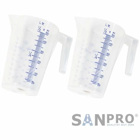 PRESSOL - Messbecher PP, Transparent, 0,5 L 3 PRESSOL - Messbecher PP, Transparent, 0,5 L