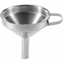 ILOVEMILAN Küchentrichter, 304 Edelstahltrichter Mit Konisch Verdicktem Küchenfilterablauf Mini-Ölpest-Weinablauf (großer Trichter)