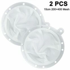 DONTODENT Stück Set Trichtersieb, Sieb, Nylonsieb Für Trichter 5 Zoll / 5,9 Zoll Hygienisch (200 Mesh + 400 Mesh)