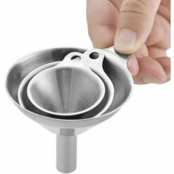 DEVENIRRICHE Set Mit 3 Edelstahl-Multifunktions-Küchentrichtern Zum Öltransfer (Silber) -Pflege von Motorwerkzeugen Verkäufe 66993747 5