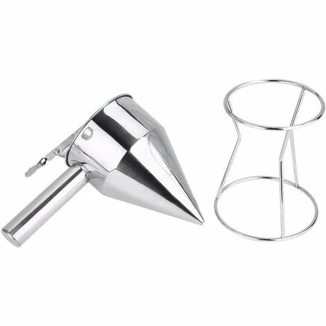 DEVENIRRICHE Kuchenteigtrichter Backtrichter Spender Pralinen Backtrichter Kolbentrichter Spender Edelstahl Für Kuchen Saucen Backwaren Pralinen 5 DEVENIRRICHE Kuchenteigtrichter Backtrichter Spender Pralinen Backtrichter Kolbentrichter Spender Edelstahl Für Kuchen Saucen Backwaren Pralinen – Bild 3