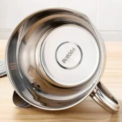 DEVENIRRICHE Fettabscheider Für Saucenvorratssieb Edelstahl Ölabscheider Schüssel Küchensiebe Fettfilter Abscheider Schüssel Fettabscheider Mit Deckel, Bürste, 1000 Ml -Pflege von Motorwerkzeugen Verkäufe 66994731 3