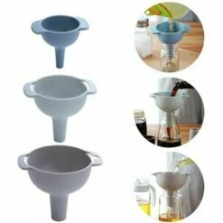 ECHOO Lebensmitteltrichter, Küchentrichter, Kunststofftrichter, Marmeladentrichter, Mit Filter, 4 In 1 Lebensmittel-Kunststofftrichter, 4-teilige Trichter -Pflege von Motorwerkzeugen Verkäufe 67696011 4
