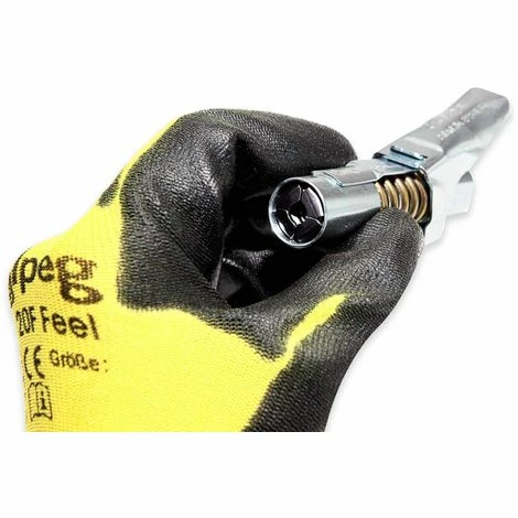 UMETA G-Kupplung Mundstück Für Fettpresse, Schmiernippel, Greifmundstück, Gehärtete Backen - M10 5 UMETA G-Kupplung Mundstück Für Fettpresse, Schmiernippel, Greifmundstück, Gehärtete Backen - M10 – Bild 3